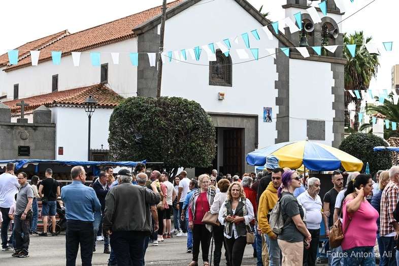 Iglesia de la Concepción de Jinámar-Telde durante las pasadas fiestas/Antonio Alí.